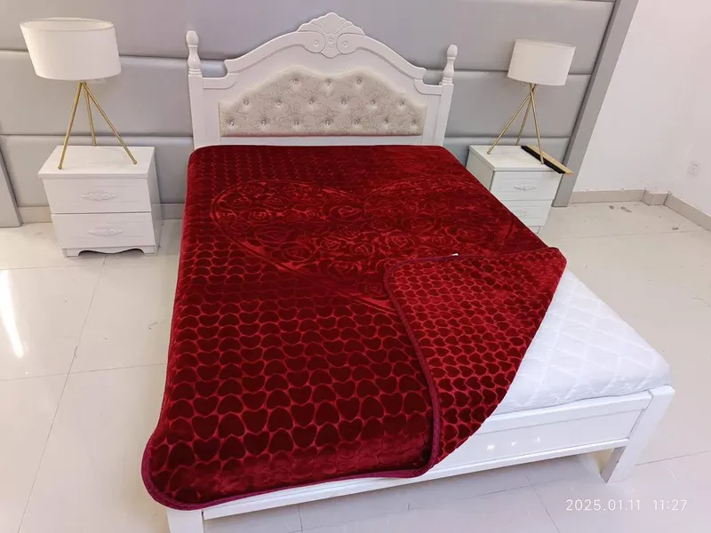 پتو fst یک نفره طرح قلبی gallery1