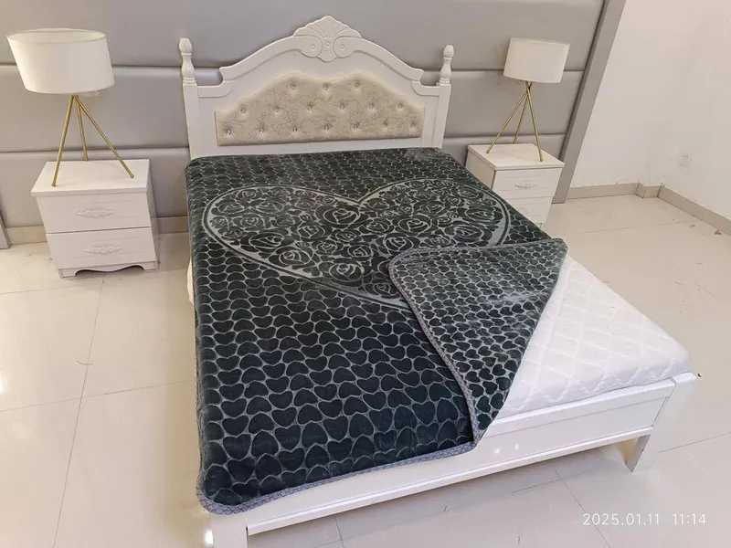 پتو fst یک نفره طرح قلبی gallery3