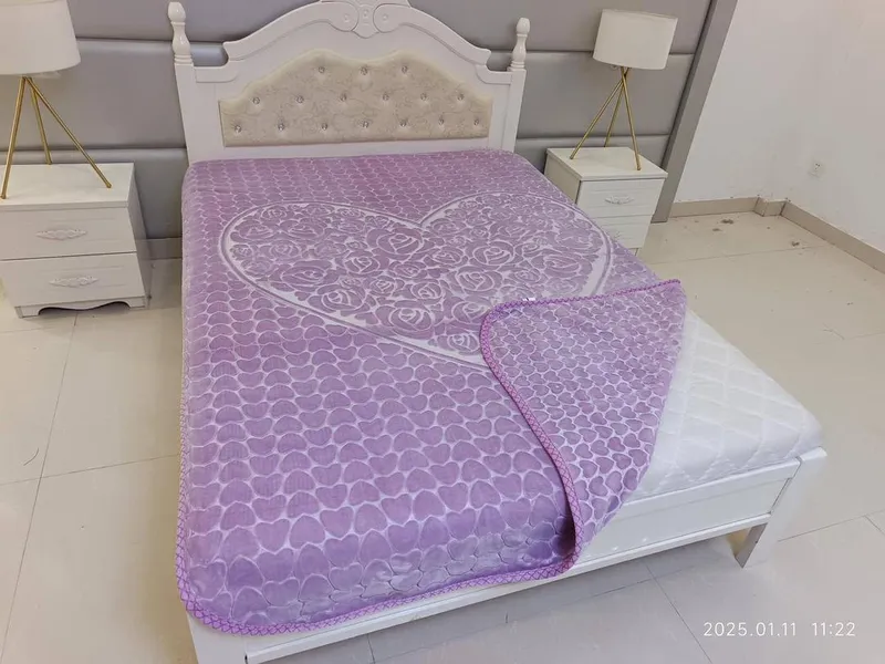 پتو fst یک نفره طرح قلبی gallery4