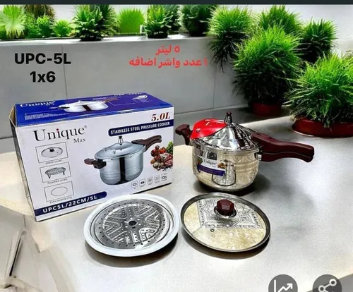 زود پز 5لیتری استیل برند یونیک